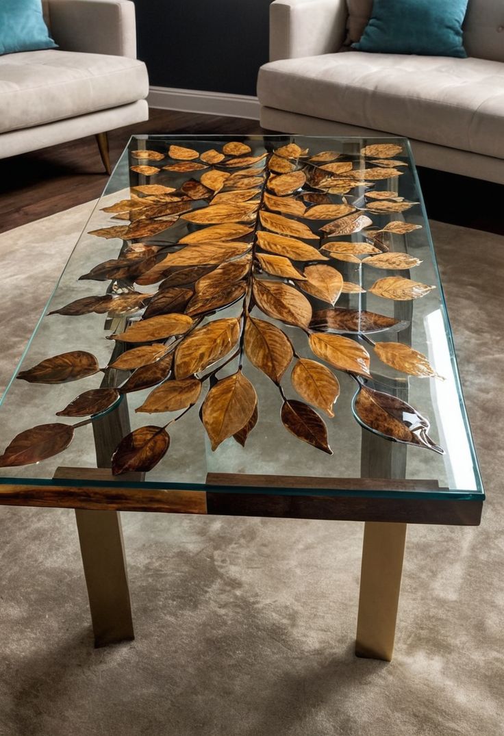 Floral Resin Tables - Dev Tandoor Industries